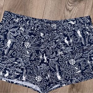 GAP Blue and White Floral Shorts